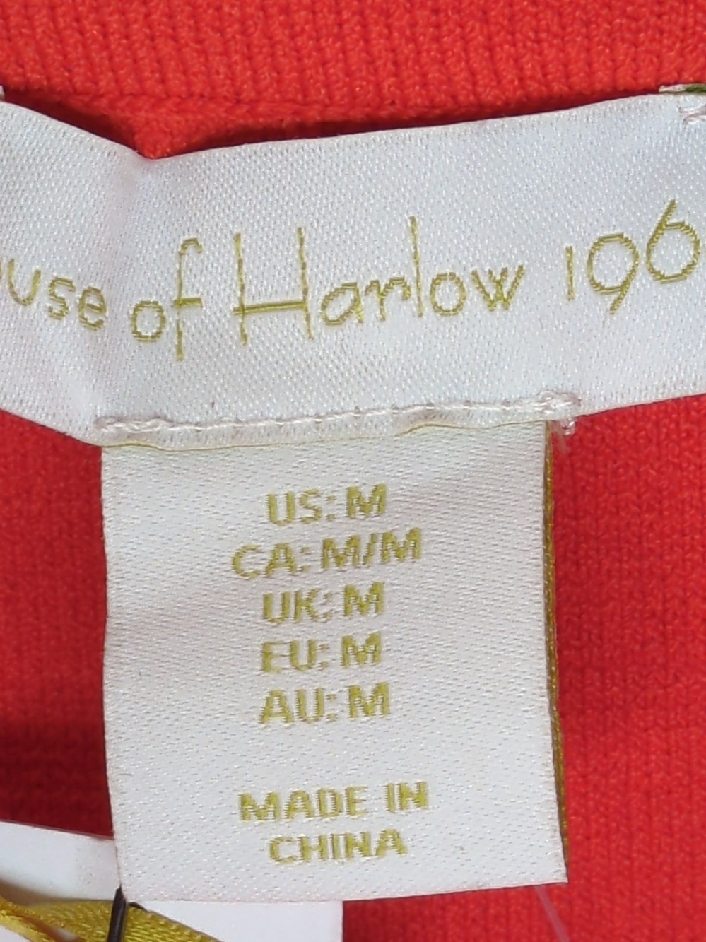 House of Harlow 1960 Orange Pencil Skirt